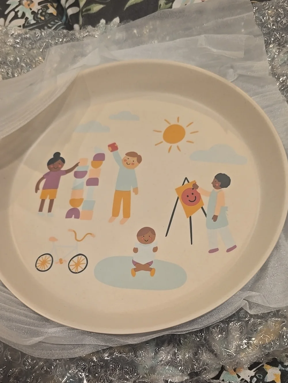 ❤️10/$20 New Target Beige Plate For Kids
